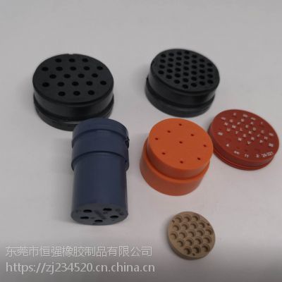 连接器橡胶配件精密硅胶制品 连接器封线体
